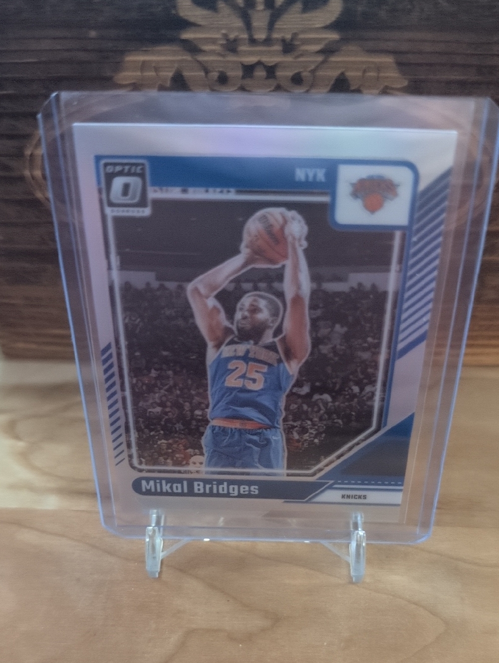2024-25 Donruss Optic Mikal Bridges Silver Prism Knicks